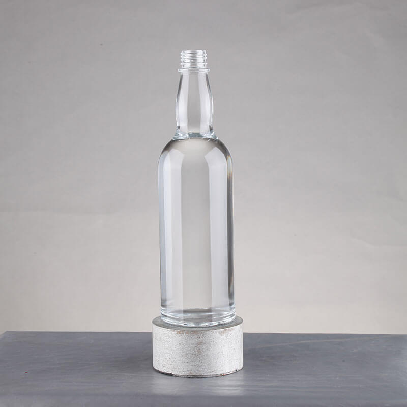 RS014: 375ml Clear Glass Bottle Wholesale For Liquor