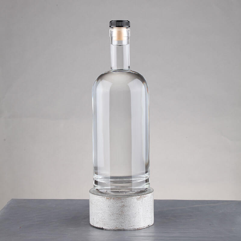 RS050: Customized Boston Round 375ml Bottles Wholesale For Wine/Vodka/Brandy