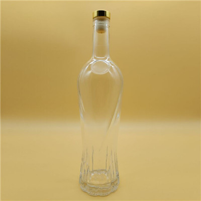 1 Liter Glass Beverage Corked Bottles Wholesale
