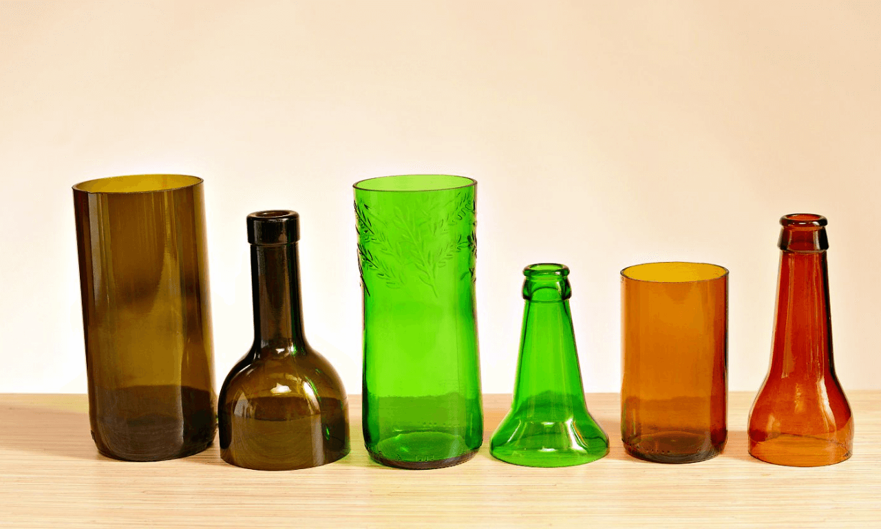 how to cut glass bottles