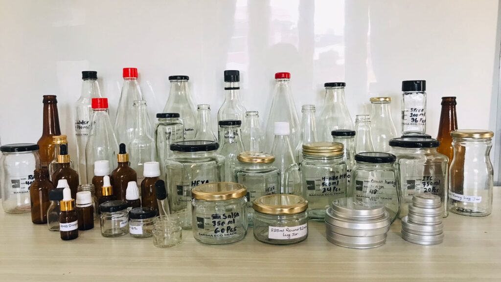 Nepal Glass Bottles