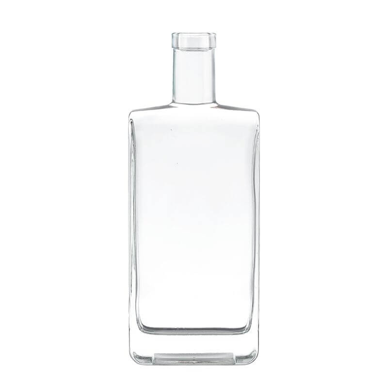 RS026 500ml/700ml Round Glass Whiskey Bottles Wholesale
