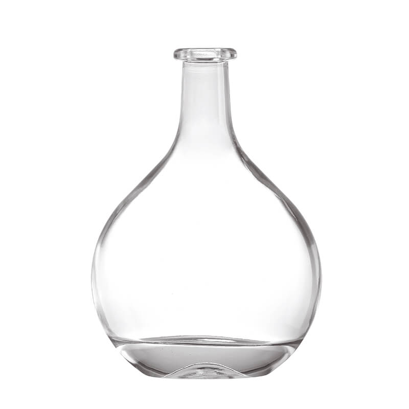 RS052: Unusual Empty Brandy Glass Bottle With Stopper Wholesale