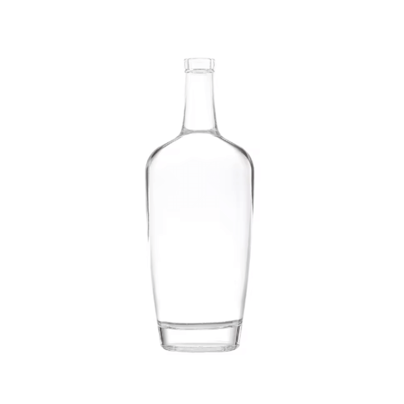 RS045: Wholesale 750ml Glass Bottle With Cork For Spirit
